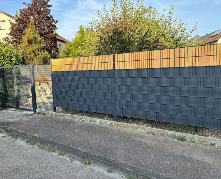 Sichtschutz Doppelstabmattenzaun